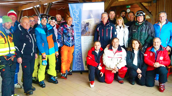 Rotary Club Borgomanero Arona sulle nevi con Max Blardone per “DiversamenteLago"