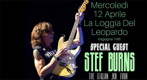 Steff Burns alla Loggia del Leopardo 
