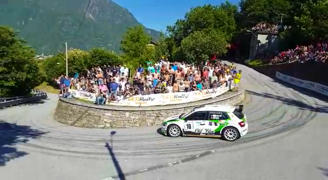 Rally: poker di Crugnola nella prima giornata del 53° Valli Ossolane. Foto e video