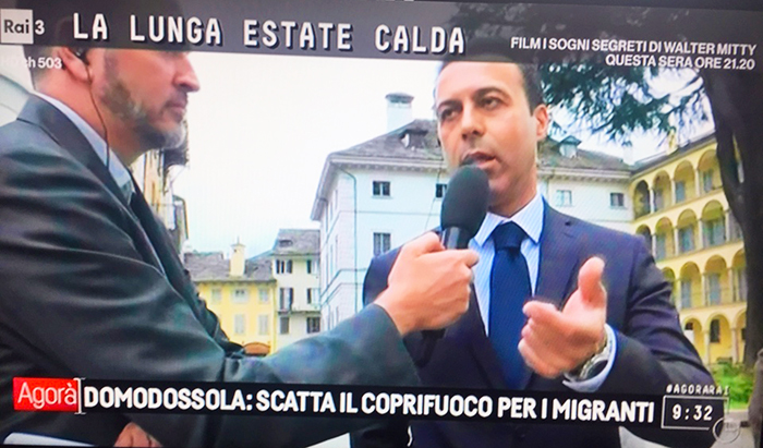 Domo diventa un caso nazionale, diretta su Rai 3 ad Agorà per il coprifuoco ai migranti. Foto