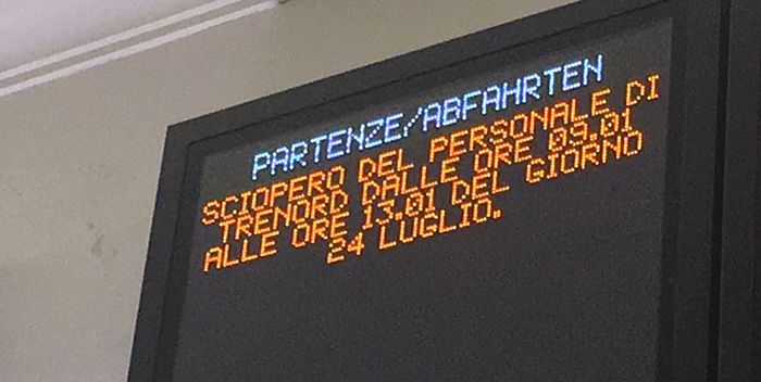 Lunedì sciopero dei treni per Milano contro le aggressioni ai controllori