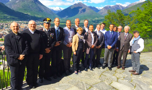 Delegazione delle ferrovie svizzere Bls in visita allo scalo di Domodue