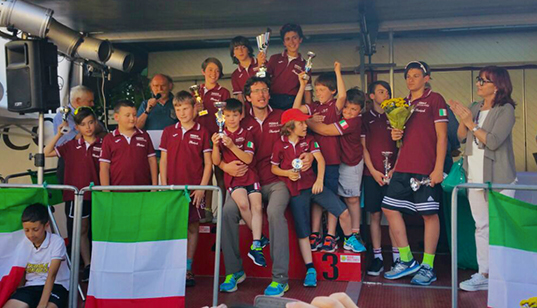 I Giovanissimi del Pedale ossolano vincono il Trofeo a squadre a Borgomanero