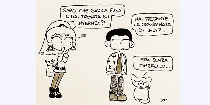 Anche di sabato la nuova vignetta di Sapo