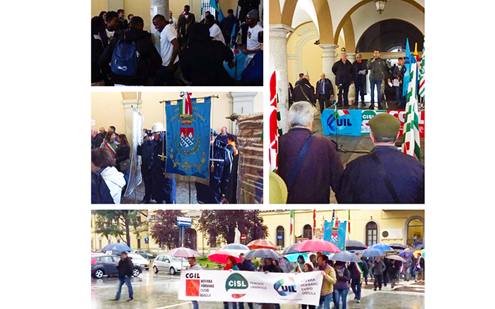 Musica e balli con gli immigrati per il primo maggio a Domodossola. Video e foto