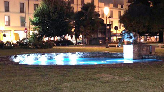 Nuovamente in funzione la fontana di piazza Garibaldi
