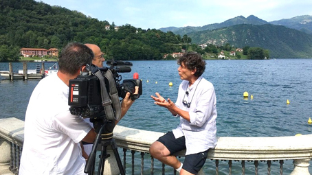 Orta ed il suo lago protagonisti per le telecamere Rai