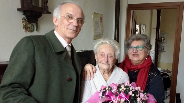 Centodue candeline per nonna Rina