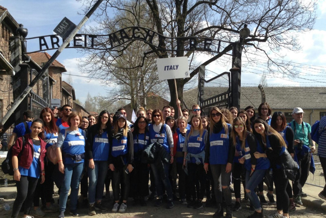 Studenti dell'Ipsia Bellini alla 30^edizione dell'International March of the Living ad  Auschwitz