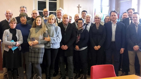 Scuola tedesca in visita all'Enaip di Borgomanero