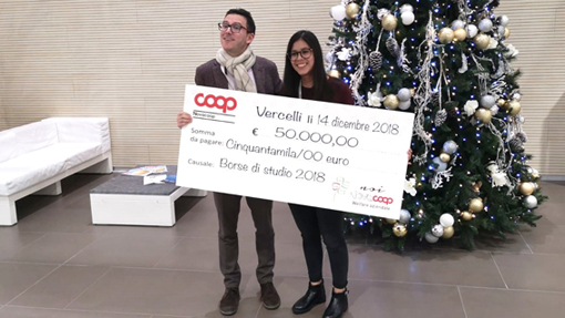 Nova Coop: consegnate undici borse di studio a studenti del Novarese