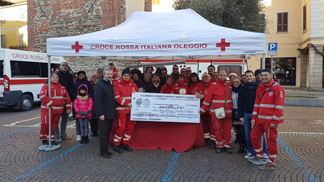 Donazione natalizia al Comitato locale di Oleggio della Croce Rossa