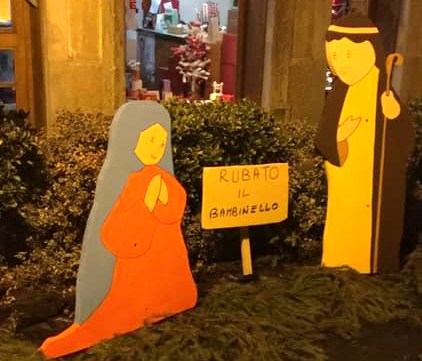 Invorio: rubata la sagoma del Bambino Gesù in un presepe del paese