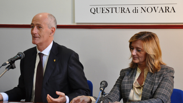 Il Capo della Polizia, Prefetto Gabrielli, in visita alla Questura di Novara