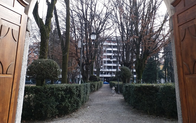 Nuove telecamere nel parco di Villa Marazza