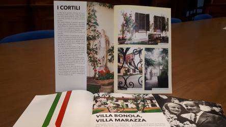 Un opuscolo accompagna le visite guidate a Villa Marazza