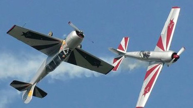 AronAirShow, prima giornata: sorvolo del team Yakitalia