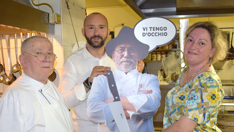 Gli 80 anni dello chef Piero Bertinotti