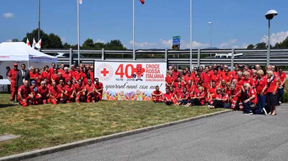 Comitato locale della Croce Rossa di Borgomanero: festeggiati i 40 anni. Foto