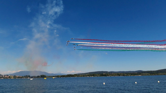 AronAirShow: in 150mila domenica per le Frecce Tricolori. Fotogallery