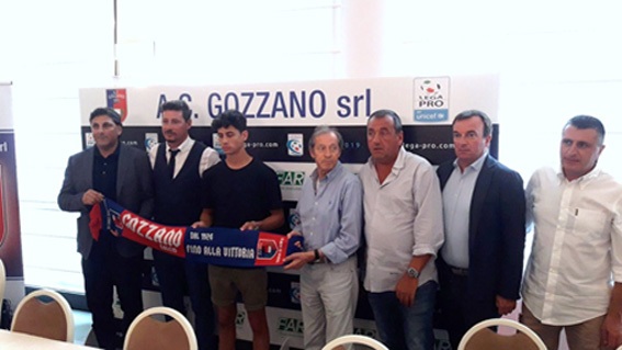 Gozzano: presentato Soda. Il patron Alesina: "La C per i tifosi". Foto