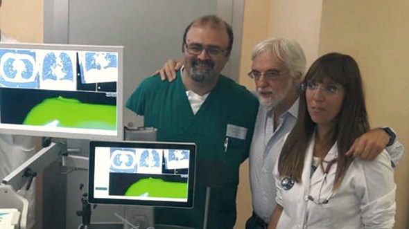 Ospedale "Maggiore": nuovo sistema di navigazione elettromagnetica bronchiale