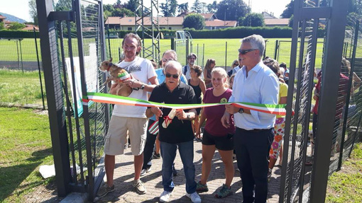 Meina: inaugurata l'area riservata a cani