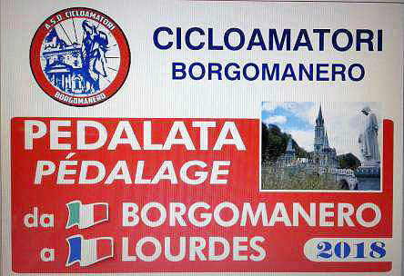 Oltre mille km in bici da Borgomanero a Lourdes