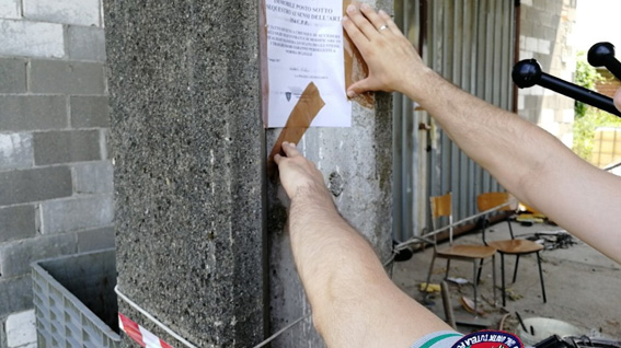 Individuato illecito smaltimento di rifiuti sotto sequestro