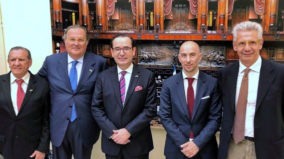 L'on. Sozzani in un incontro fra Ecuador e Italia per la tutela del Made in Italy