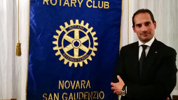 Rotary Club Novara San Gaudenzio: Fabio Magnoni nuovo presidente