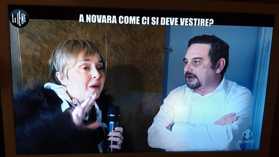 "Le Iene" con Nadia Toffa a Novara per il regolamento di Polizia Urbana
