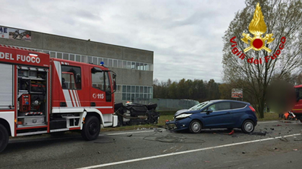 Mortale di Cavallirio: le foto 