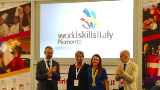La medaglia d'oro ai WorldskillsItaly, Laura Canevotti premiata a IoLavoro
