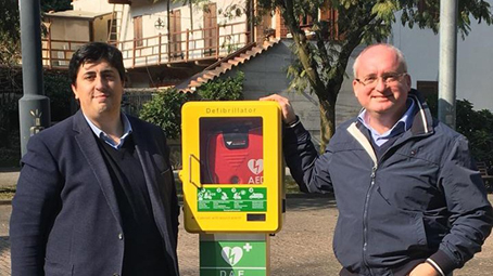 Invorio: inaugurati tre nuovi defibrillatori