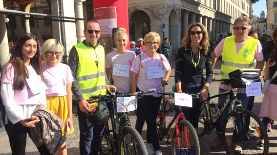 In 250 alla "Bici in corsa" a favore della Lilt