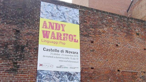 "Andy Warhol - Linguaggi Pop": mostra al Castello di Novara
