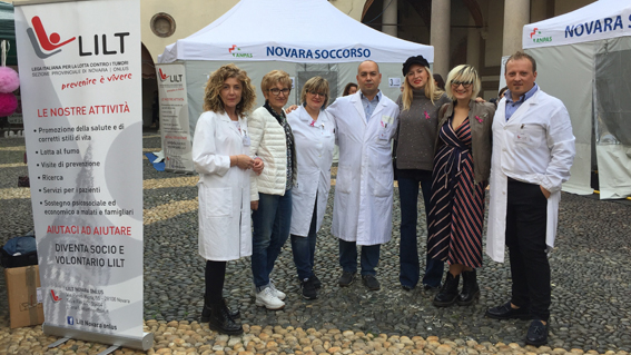 Oltre 200 le visite effettuate per la Campagna Nastro Rosa Lilt