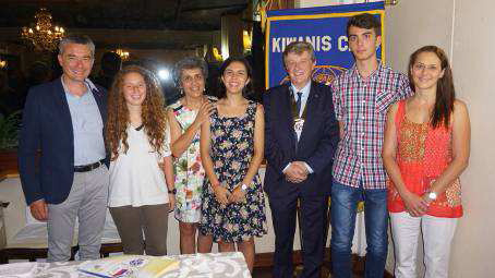 Tre studenti premiati con le borse di studio del Kiwanis