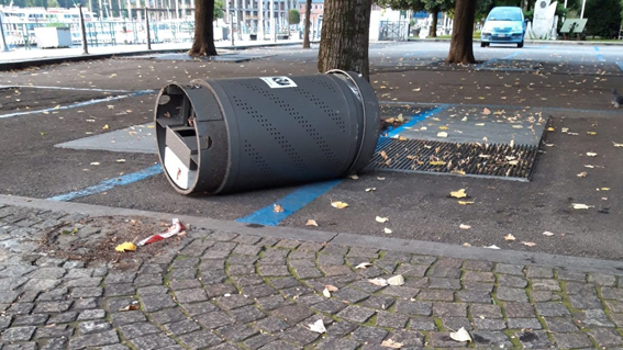 Giardini pubblici: ancora maleducazione notturna