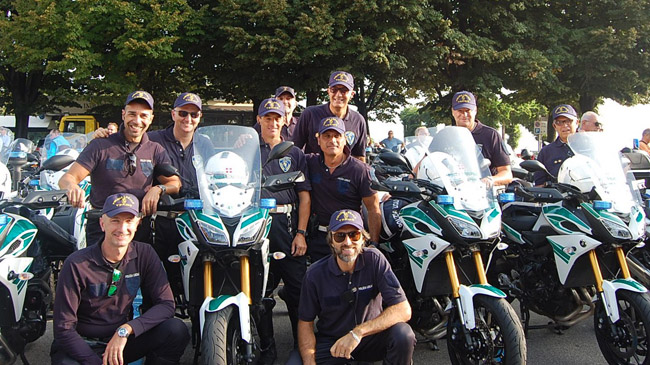 Motoraduno delle Polizie Locali piemontesi: oltre cento i partecipanti. Foto