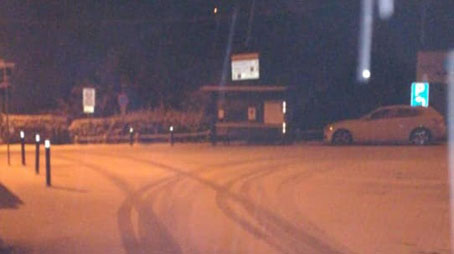 La situazione neve nell'Aronese