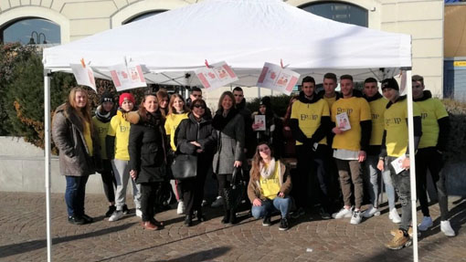 Informazioni turistiche e promozione della guida emozionale con i ragazzi dell'Enaip