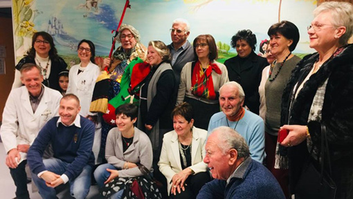 Befana in Pediatria grazie al Club 61 Frecce Tricolori
