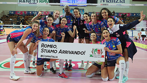 Pass per le Final Four di Coppa Italia per la Igor Volley