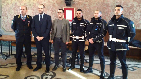 Trecate: presentati i tre nuovi agenti della Polizia locale