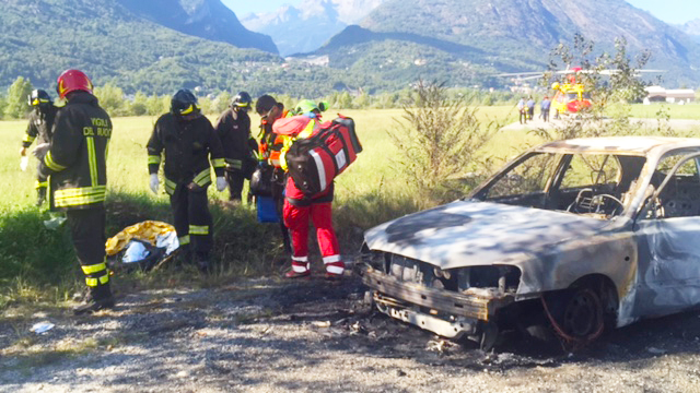 E' morto l'uomo che si è dato fuoco a Masera
