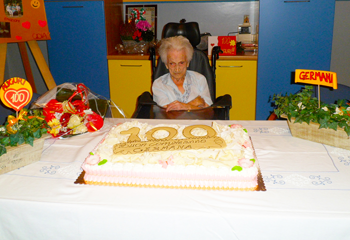 Festa a Premosello per i cento anni di nonna Germana