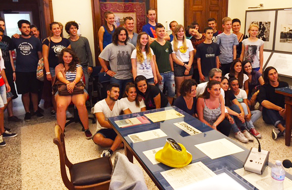 Scambio interculturale “Sound Park” al via con il saluto dell'amministrazione domese