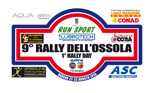 Proroga di un paio di giorni per le iscrizioni al 9° Rally dell'Ossola